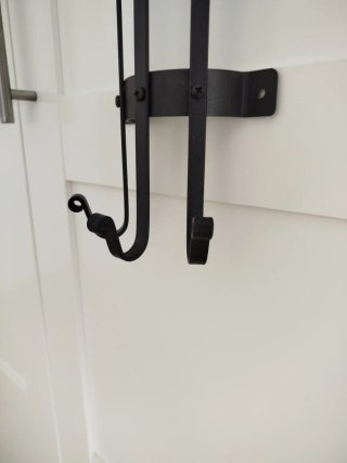 Perchero de pared negro Ikea