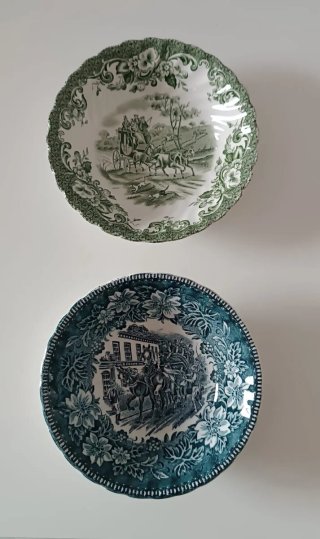 Cuencos de cerámica inglesa Jonhson Bros