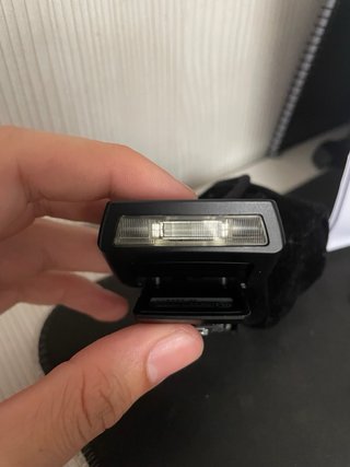 Flash Olympus FL-LM2 con funda