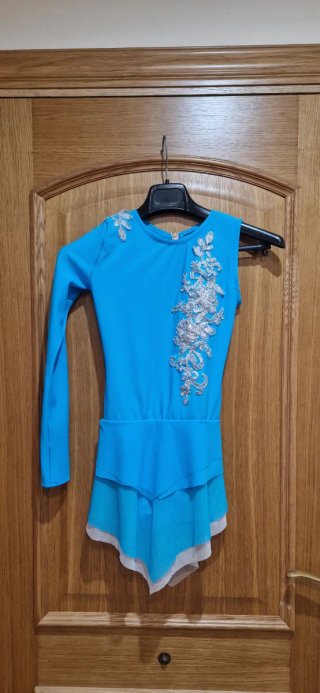 Maillot Patinaje Artístico Azul
