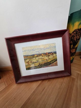 5 quadri legno con Stampe Van Gogh incorniciate