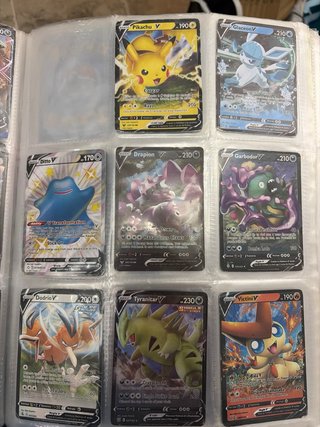 Cartas Pokémon V - Rayquaza, Inteleon, Lucario y m
