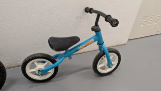 Bici de aprendizaje azul