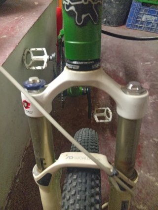Bicicleta para saltos