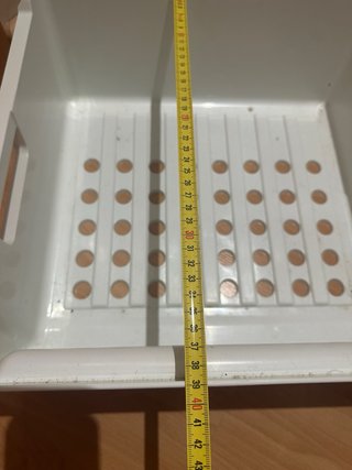 Cajón organizador blanco