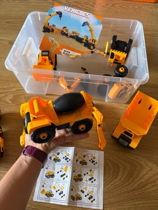 Set Construcción Vehículos Juguete