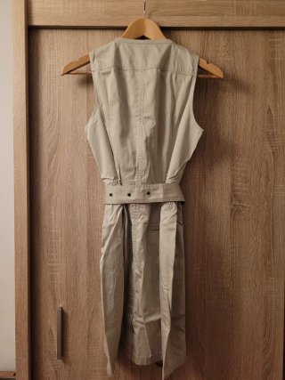 Vestido Burberry Beige Botones