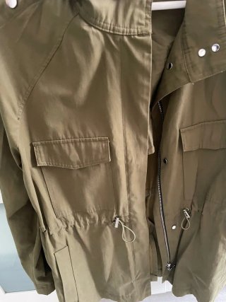 Chaqueta Mango Verde Militar