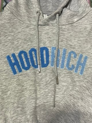 Completo Hoodrich Grigio e Azzurro