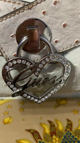 Borsa Guess vintage anni 2000 beige/bianca