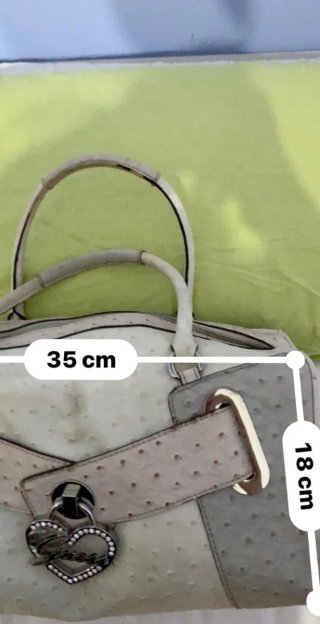 Borsa Guess vintage anni 2000 beige/bianca