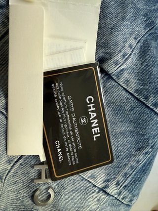 Zaino Chanel Denim Blu