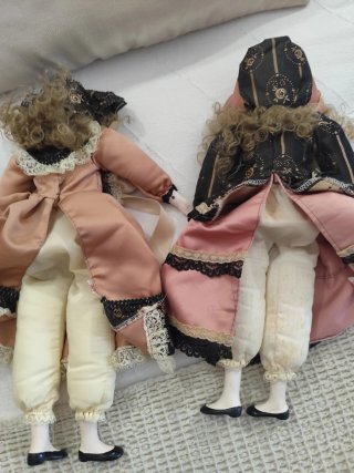 Muñecas de porcelana vintage