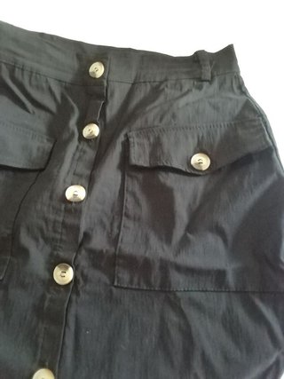 Falda Mini negra elastizada talla M