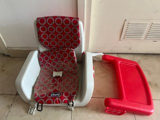 Trona portátil Chicco con bandeja