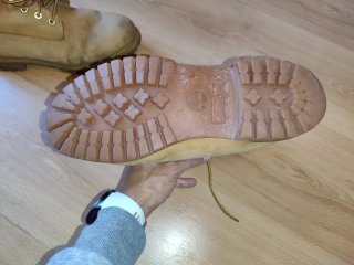 Botas Timberland Talla 8 1/2 Beige