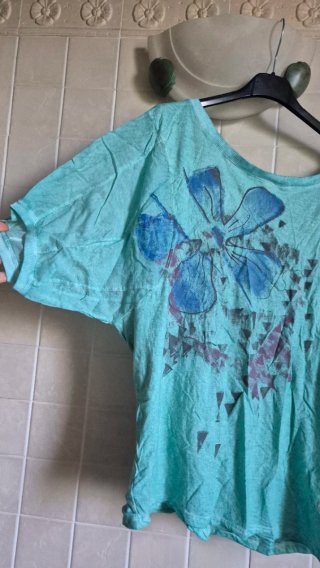 Top donna teal taglia unica