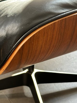 Pouf in metallo e legno