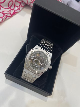 Reloj Exactime Esqueleto Acero Inoxidable