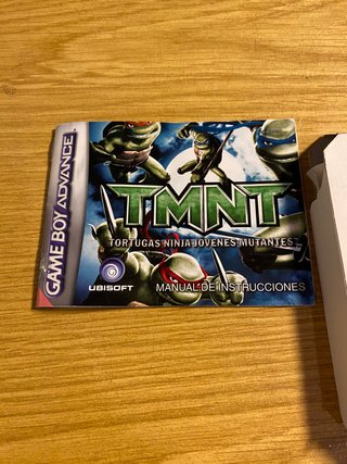 TMNT Tortugas Ninja Game Boy Advance PAL ESP