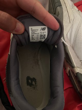 New Balance 550 Tg 43 grige e bianche
