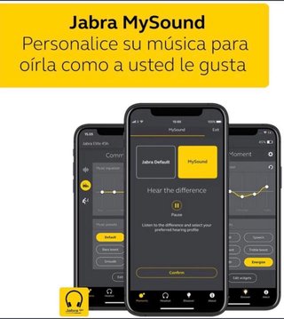 Auriculares Jabra Elite 45h On-ear Negro Titanio