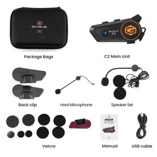 Intercomunicador Moto Bluetooth Geartec C2
