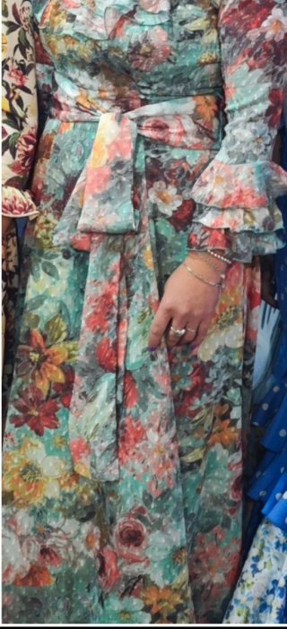 Traje de flamenca estampado floral