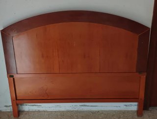 Cabecero de cama madera maciza