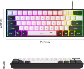 Teclado gaming RGB Magegee TS 91