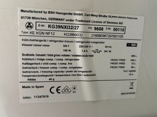 Nevera Siemens Acero Inoxidable Antihuellas