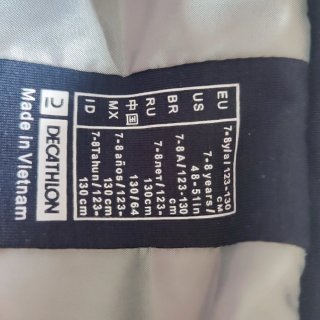 Chaleco acolchado equitación azul