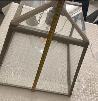 Lampadario Serra Metallo Vetro Trasparente