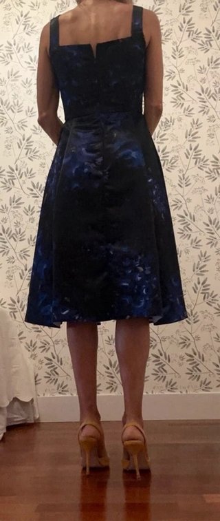 Vestido Fiesta Dolores Promesas Azul Negro