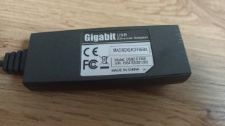 Adaptador Ethernet Plugable USB 2.0 Gigabit LAN