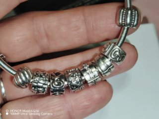 Charm clip Pandora originali in argento 925
