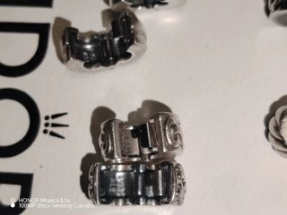 Charm clip Pandora originali in argento 925