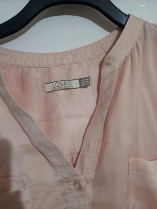 Blusa gasa rosa Losan talla XL