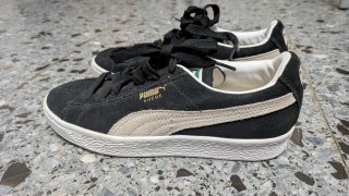 Puma Suede Classic Talla 37 Negro/Blanco