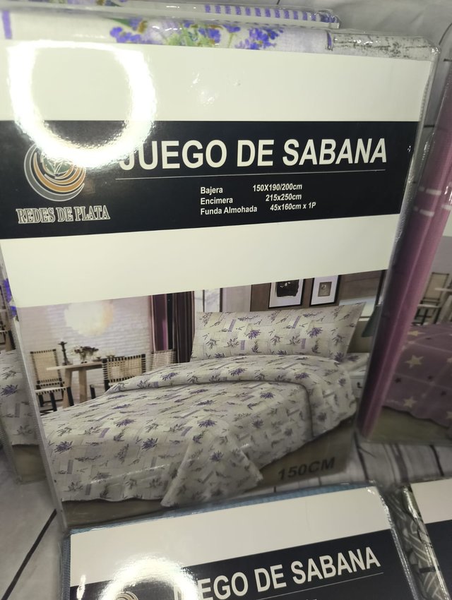 Juego de Sábanas 150cm 3 Piezas