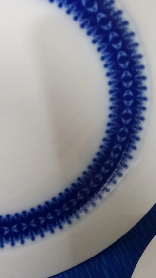 6 Platos Thomas Vintage Azul Cobalto 19cm