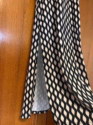 Vestido midi estampado