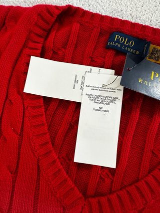 Jersey Polo Ralph Lauren Rojo Talla L