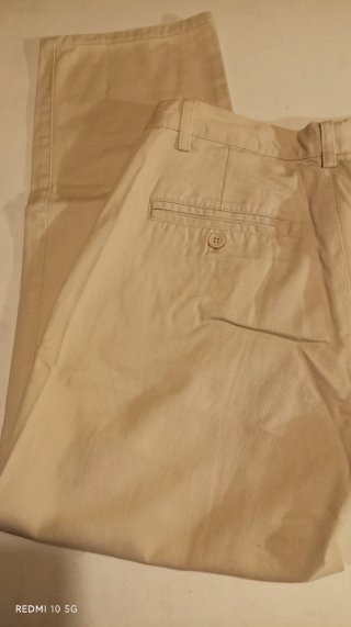 Calças Basics bege Tamanho 44