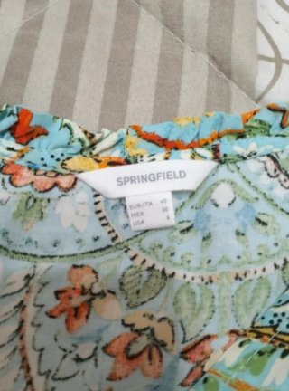 Blusa manga larga Springfield Talla L