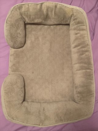 Letto per cani Bedsure grigio con bordi
