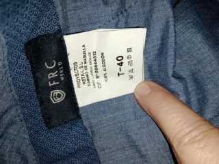 Pantalón vestir gris hombre/chaval T 40