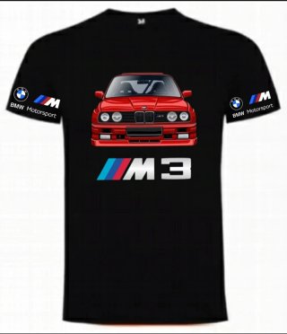 Camiseta BMW M3 Roja
