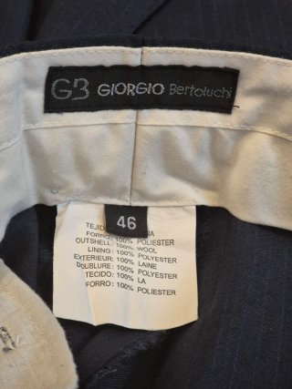Traje de hombre George Bertoluchi T52 azul