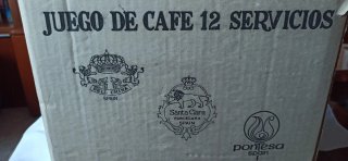Juego de café Pontesa floral 12 servicios. Nueva